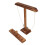 Hook and Ring Wooden Toss Game Portable Interactive Desktop Game 3