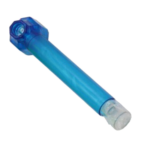 (Blue) Detachable Plastic Hookah Pipe Pocket Size Water Smoke Pipe Blue 2