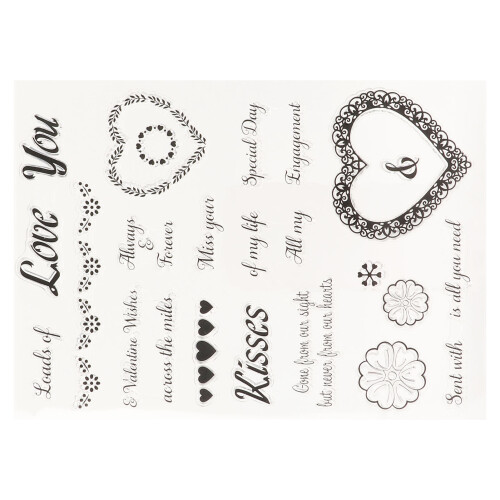 Clear Stamps DIY Reusable Transparent for Scrapbooking Card Making 2
