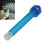 (Blue) Detachable Plastic Hookah Pipe Pocket Size Water Smoke Pipe Blue 5