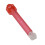 (Red) Detachable Plastic Hookah Pipe Pocket Size Water Smoke Pipe Blue 2
