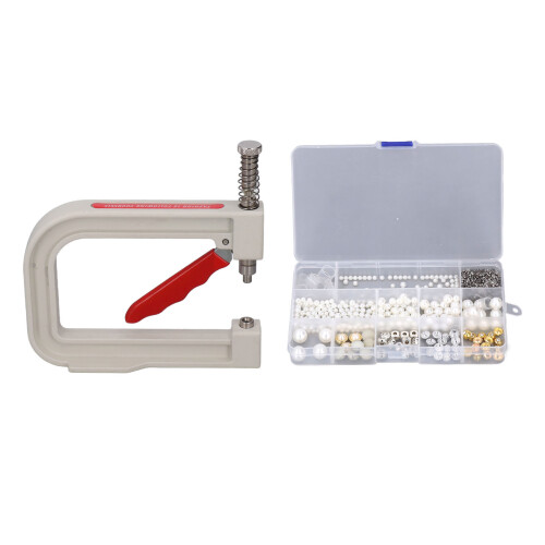 Pearl Setting Machine 10 Molds DIY Beads Hand Press Tool 1