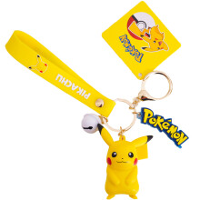 Keychain Cute Cartoon Yellow Plastic Keyring Pendant Decoration