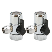 3pcs G3/8in Sink Faucet Diverter Valve 3-Way Adapter for Aquariums