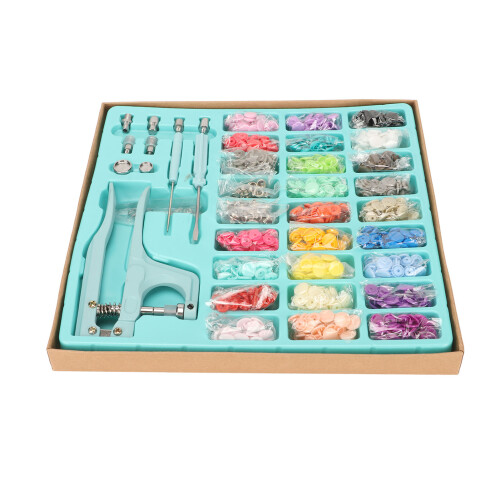 Snap Button Kit Metal Resin Assorted Colors Sewing Crafting 2