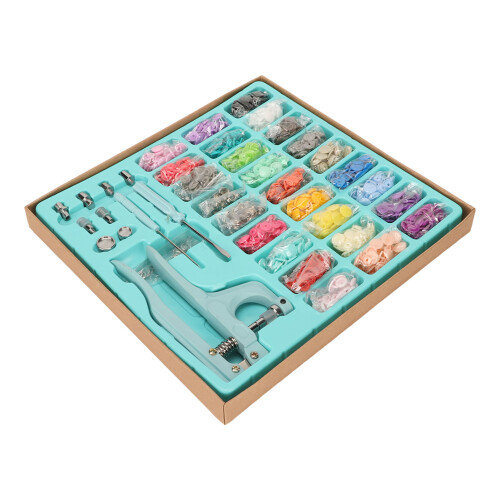 Snap Button Kit Metal Resin Assorted Colors Sewing Crafting 1