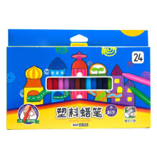 24Pcs Erasable Triangular Crayons Assorted Colors