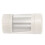 (White) Smell Proof Container Transparent Magnifying Light Stash White 3