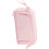 (Pink) Ship Type Pen Case Large Capacity Double Layer Zipper Kids Black 4