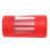 (Red) Smell Proof Container Transparent Magnifying Light Stash White 3