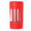 (Red) Smell Proof Container Transparent Magnifying Light Stash White 2