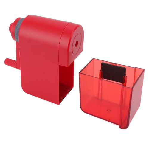 Professional Red Pencil Sharpener Exchangeable Holder Regulable 2