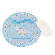 (Type 3) Round Cartoon Mouse Pad Skidproof Soft for Home Office Gaming