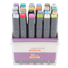 24 Color Watercolor Painting Pens Soft Nib for Writing Drawing