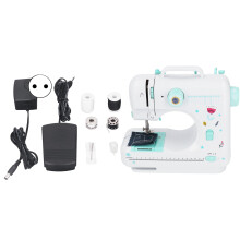 (EU Plug) Sewing Machine 12 Stitches Speed Adjustment Horizontal Hook EU Plug
