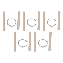 5PCS Wire Clay Cutter Wooden Handle Pottery Tool