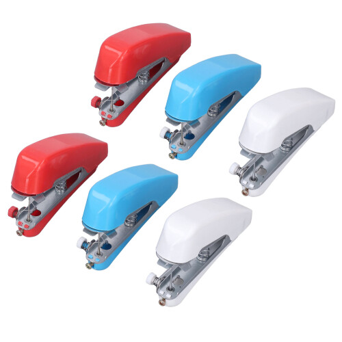 6Pcs Handheld Sewing Machine Portable Mini Stitch Stapler Anti Rust 1
