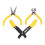 3 Pcs Multifunction Pliers Set Needle Nose Wire Stripper 2