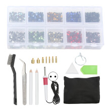 (EU Plug) Hotfix Applicator Set for Crafts Leather Clothes 110-240V EU Plug