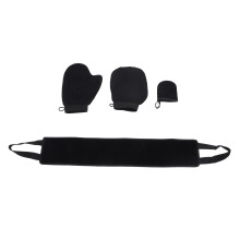 4 Pcs Self Tanner Mitt Velvet Reversible Exfoliating Tanning Gloves