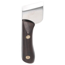 Leather Skiving Knife High Speed Steel Sandalwood Handle