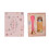 (Pink) Wax Seal Stamp Kit Unique Pattern Durable Material Red 3