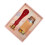(Red) Wax Seal Stamp Kit Unique Pattern Durable Material Red 3
