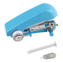 Portable Handheld Sewing Machine Automatic Feeding DIY Blue