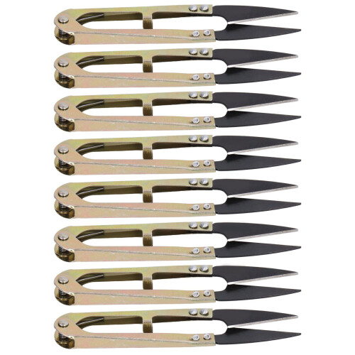 8 Pcs U Shaped Scissors Cross Stitch Trimming Tool
