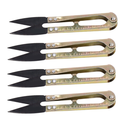 8 Pcs U Shaped Scissors Cross Stitch Trimming Tool 2