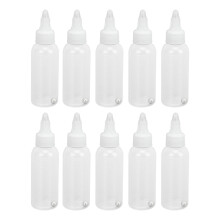 10Pcs 60ml Pigment Dispensing Bottle Plastic Roll Ball
