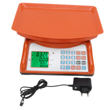 Electronic Scale 30kg 1g Accuracy Waterproof HD Display 100-240V
