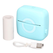 Mini Printer Portable Photo Printer 10mm/s 200DPI USB Charging