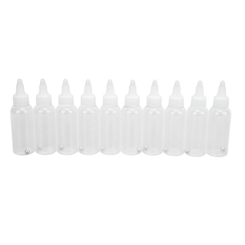 10Pcs 60ml Pigment Dispensing Bottle Plastic Roll Ball 1
