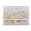 (Bow) 100Pcs Gold Unique Shape Electroplated Paperclip with Storage Box 2