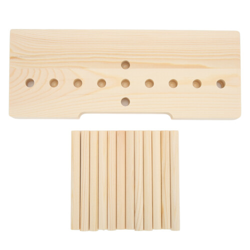 Bow Maker Adjustable Wooden Kit DIY Craft Sticks Board