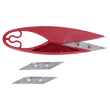 Stainless Steel Red Sewing Scissors 2 Blades for Fabrics