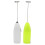 2Pcs Mini Hand Mixer High Speed Stainless Steel Head Rustproof 5