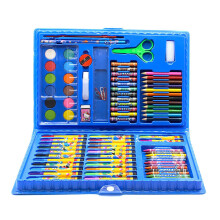 (86Pcs/Set Blue) Coloring Set 86Pcs Bright Vivid Portable Drawing Pens for Kids