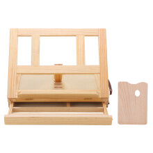 Tabletop Easel Pine Wood Adjustable Foldable Painting Easel