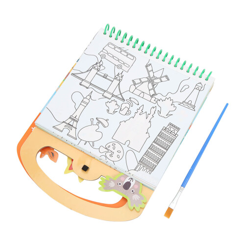 Magic Water Book Travel World Logical Thinking Coloring Book 2