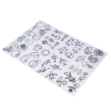 (Plant Series) 8Pcs Heat Shrinky Sheets DIY Key Chains Decor Translucent Patterns