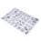 (Plant Series) 8Pcs Heat Shrinky Sheets DIY Key Chains Decor Translucent Patterns 1