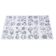 (Ocean Series) 8Pcs Heat Shrinky Sheets DIY Key Chains Decor Translucent Patterns