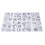 (Ocean Series) 8Pcs Heat Shrinky Sheets DIY Key Chains Decor Translucent Patterns 1