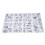(Plant Series) 8Pcs Heat Shrinky Sheets DIY Key Chains Decor Translucent Patterns 4