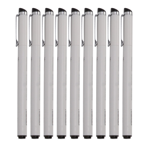 9Pcs Waterproof Micro Line Pens Smoother Writing Different Nib Sizes 1