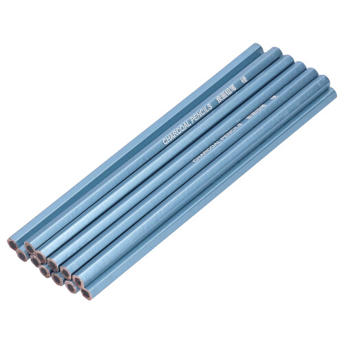 12Pcs Charcoal Pencils Hard Drawing Set for Sketching 2