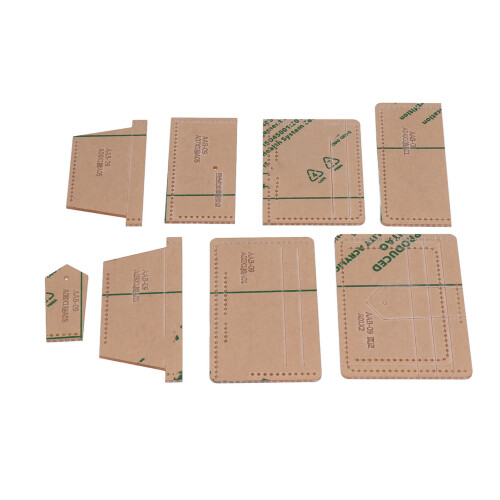 Clear Acrylic Wallet Stencil Template for DIY Leather Crafts Gift 1