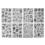 (Vegetables Pattern) 8Pcs Heat Shrink Sheet Set Fruit Vegetable Pattern Shrinky Art Paper 1
